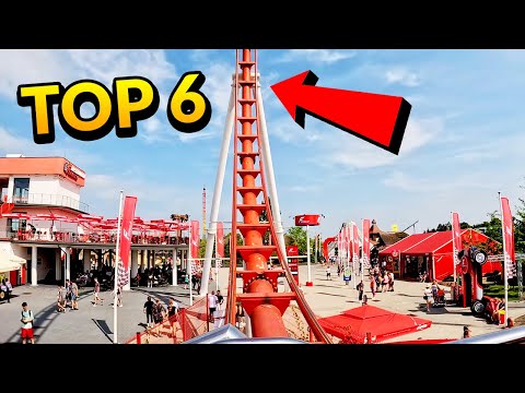 Top 6 Most Extreme Rollercoasters - Energylandia 2023 (4K) (Zator, Poland) GoPro HERO 12
