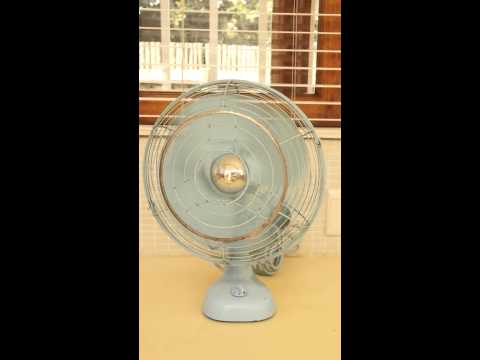 Retro Japanese desk fan