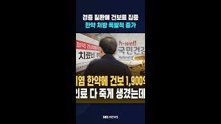 첩약 처방 보고 '경악' #shorts