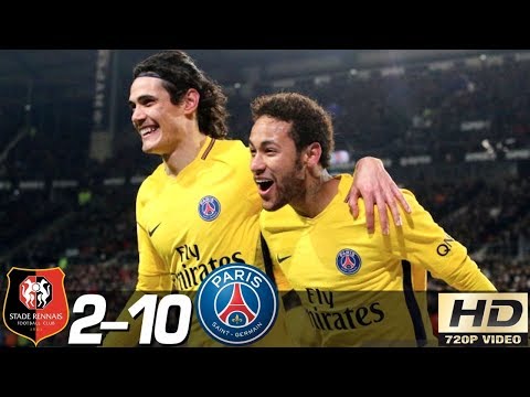 Rennes vs PSG 2-10 - All Goals & Extended Highlights RÉSUMÉ & GOLES ( Last Matches ) HD