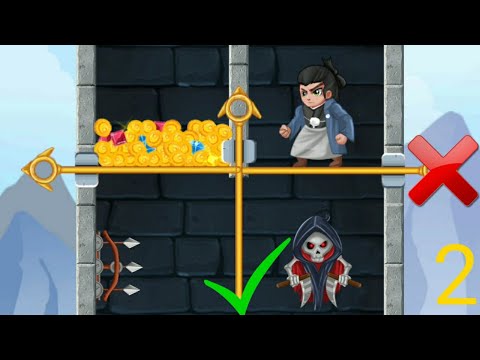 Rescue Hero: Pull the Pin - All levels Walkthrough Gameplay