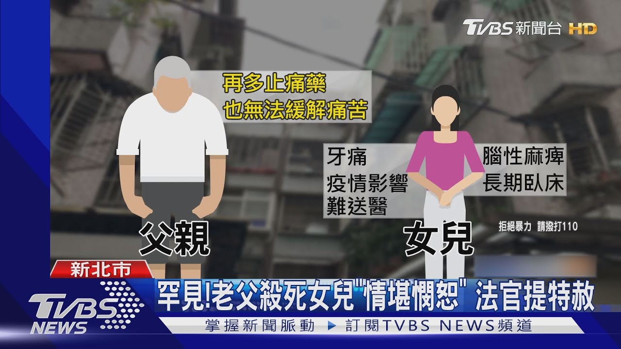 罕見!老父殺死女兒「情堪憫恕」 法官提特赦