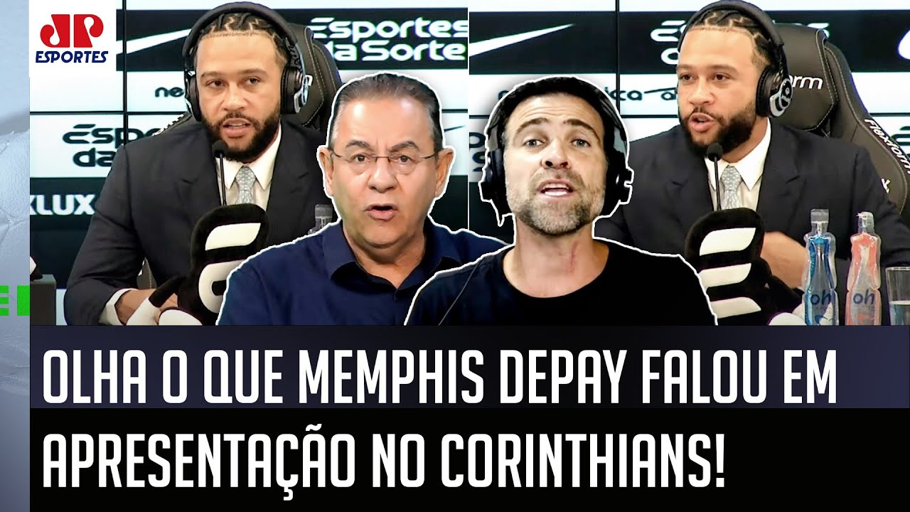 "Cara, essa DECLARAÇÃO do Memphis Depay VAI DAR O QUE FALAR! Ele..." APRESENTAÇÃO no Corinthians!