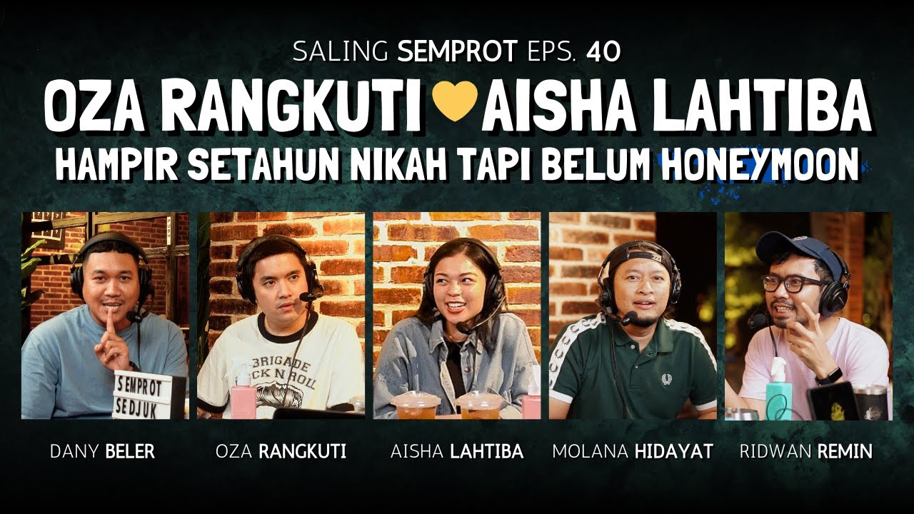 SALING SEMPROT EPS 40 - OZA RANGKUTI MAU HONEYMOON KE CHINA, AISHA LAHTIBA MAU 14 HARI BIAR PUAS!