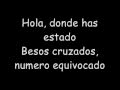 Anahi Ni Una Palabra.. letra... 