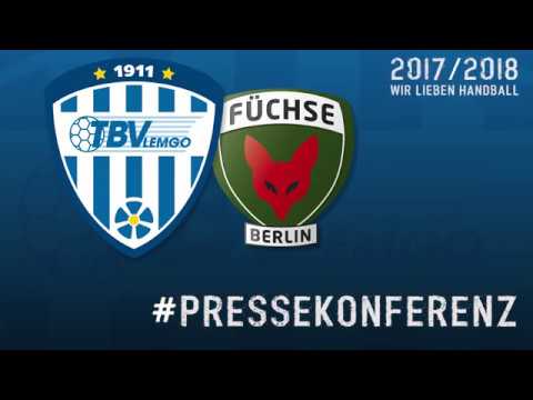 01.03.2018 TBV Lemgo - Füchse Berlin - Pressekonferenz