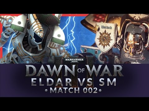 Dawn of War 3 - Eldar v Space Marines 1v1 - Multiplayer Game 002