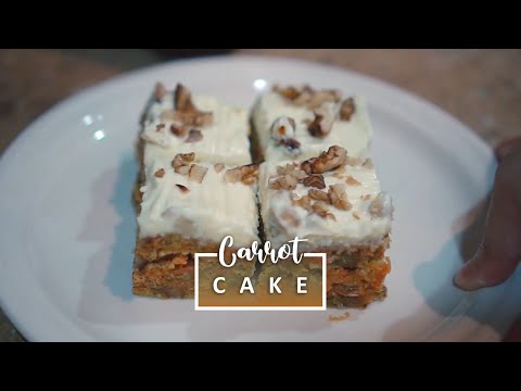 How to bake THE BEST CARROT CAKE EVER (ASMR cooking)