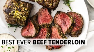 BEEF TENDERLOIN ROAST | easy, foolproof recipe for Christmas dinner