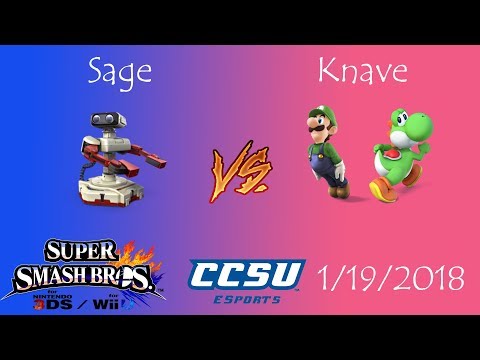 CAN LAN CCSU Smash 4 Tournament - Sage (ROB) vs Knave (Luigi, Yoshi)