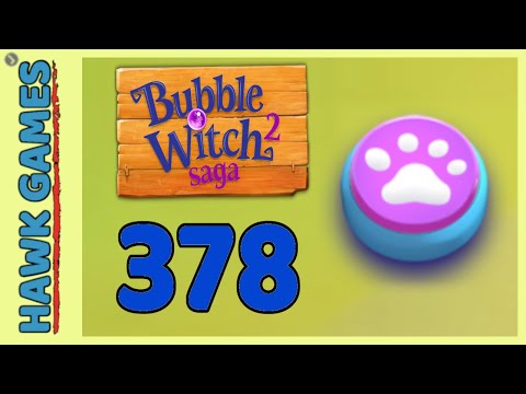 Bubble Witch 2 Saga Level 378 (Animals mode) - 3 Stars Walkthrough, No Boosters