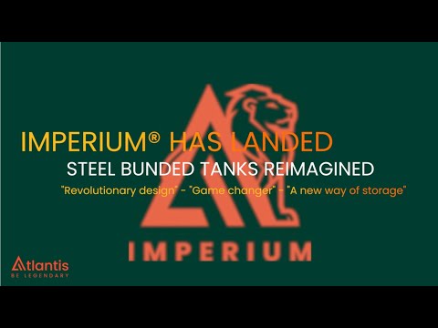 Atlantis launches new range of steel bunded oil tanks made with Imperium® Technology