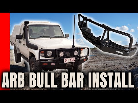 Installing The Most Important Mod On The 79 Landcruiser - ARB Bull Bar