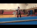 Morgann Practicing Her Full Flips Before Her Competition