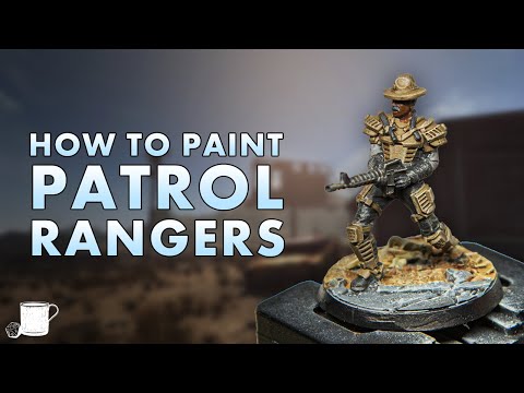 How To Paint NCR Patrol Rangers from Fallout Wasteland Warfare