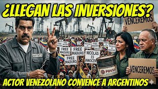 ACTOR VENEZOLANO DEJA MUDOS a PERIODISTAS ARGENTINOS QUE GRITABAN TRAICIÓN