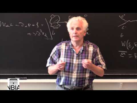 Lecture on turbulence by professor Alexander Polyakov