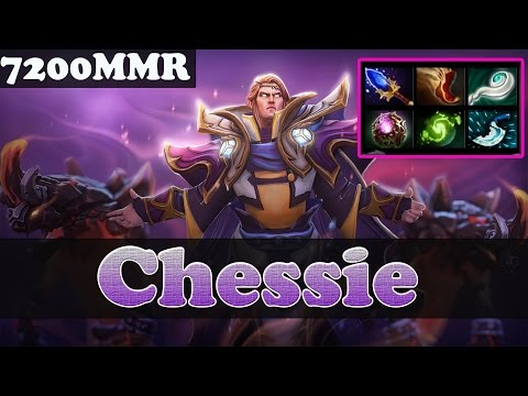 Dota 2 - Chessie 7200 MMR Plays Invoker vol 9 - Ranked Match Gameplay