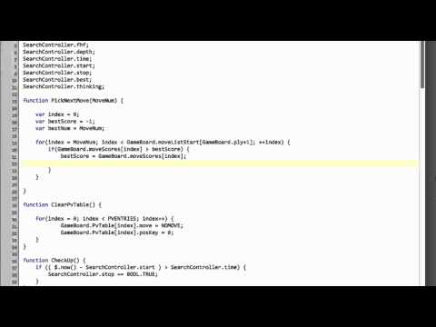 Programming A Chess Engine In Pure Javascript Part 49 - Search Implementation #9 - Pick Next Move