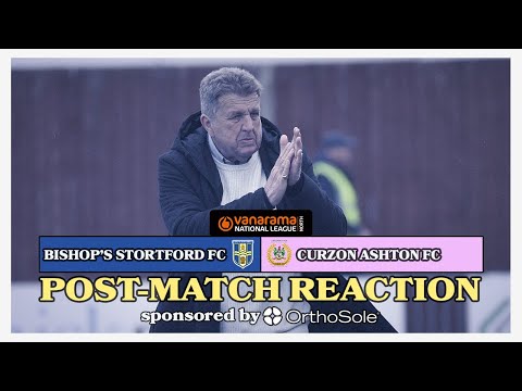 Post-Match Reaction: Curzon Ashton FC (H) | With Steve Smith