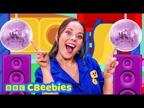 動起來！CBeebies House 舞會派對，跟 Evie 一起跳舞扭扭！🪩💃🕺| CBeebies House (Jump, Wiggle & Get Moving! CBeebies House Dance Party with Evie 🪩💃🕺| CBeebies House)