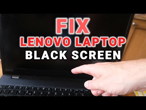How to FIX Lenovo Laptop Black Screen | Fixes ~50% of Problems