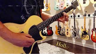 Guitar Cover - Hollow Man - The Cult - Epiphone Relic Les Paul Junior - TV Yellow