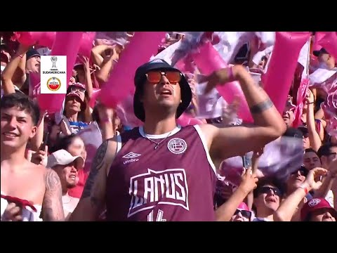 @clublanusoficial : Los de Fuego “De la mano de mi viejo” y “Jurabas tú” – Final @conmebol 