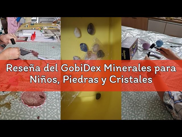 Vídeo relacionado con GobiDex Minerales para Niños, Piedras y Cristales Naturales, Kit de Excavación para 6 7 8 9 10 Años, Geología, Ciencia y Juego, Sistema Solar, Planetas, Cavando la Luna para Niños y Niñas