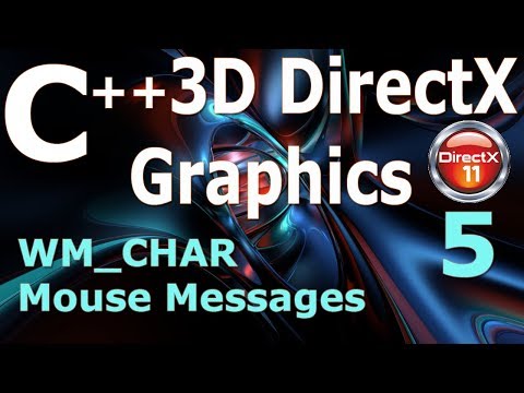 C 3D DirectX Tutorial WM CHAR Mouse 5