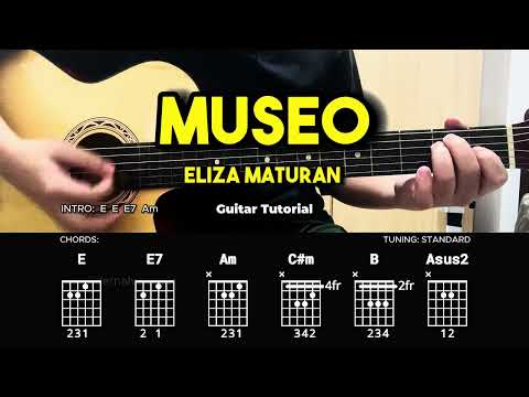 Museo - Eliza Maturan | Easy Guitar Chords Tutorial For Beginners (CHORDS & LYRICS) #guitarlesson