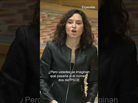 Ayuso contra el PSOE en la Asamblea de Madrid: \