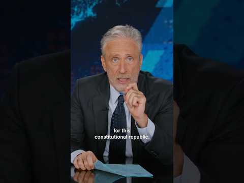 "He doesn't give a f**k anymore" #JonStewart tells Trump's defenders to drop the pretense #DailyShow