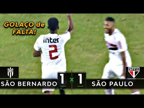 TRICOLOR AVANÇA | São Bernardo-SP 1 x 1 São Paulo - Melhores Momentos (HD) - Copa São Paulo 2020