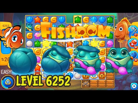 new item in fishdom, frogs the painters, fishdom level 6252