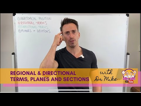 Regional Terms, Directional Terms, and Planes & Sections