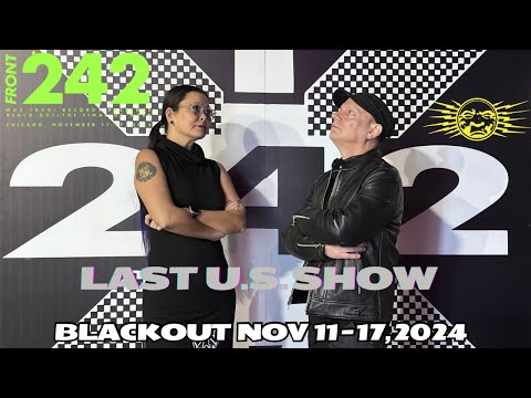 Front 242 FInal US Show Week in Chicago 2024