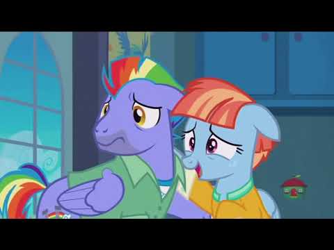 My Little Pony:FiM - Rainbow Dash apologizes to parents Parental Glideance