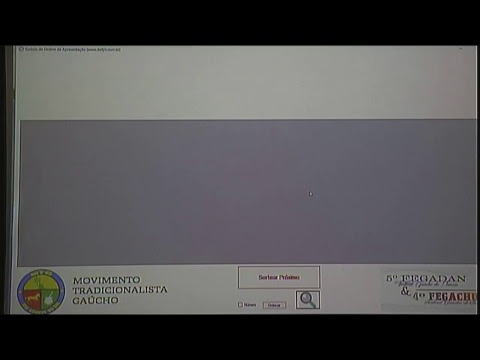 Sorteio da ordem de apresentação 5º Fegadan - 2018