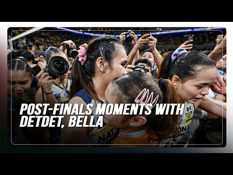 Bella Belen consoles Detdet Pepito after UAAP Finals