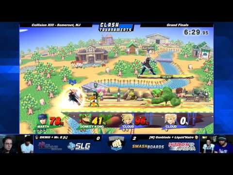 Collision XIII - Nairo + Gunblade vs Mr. E + Will - GRAND FINALS - Smash 4 Wii U