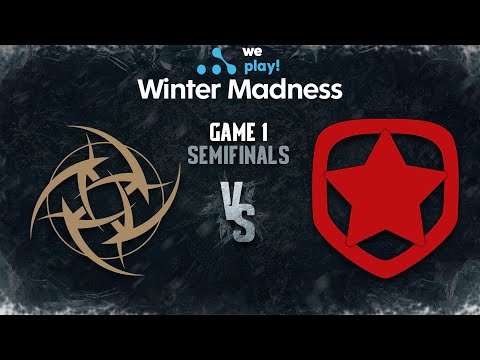 Ninjas in Pyjamas vs Gambit Game 1 - WePlay! Winter Madness - Semifinals