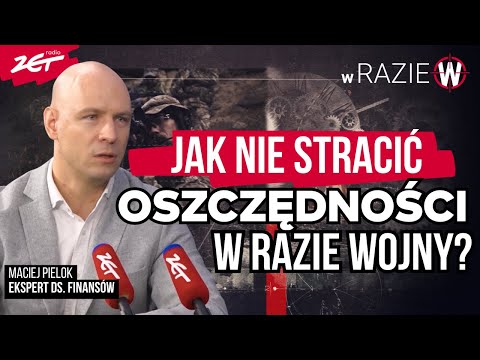 ZŁOTO, DOLARY CZY KONTO W BANKU? Ekspert radzi, jak zabezpieczyć finanse na czas wojny. | W razie W
