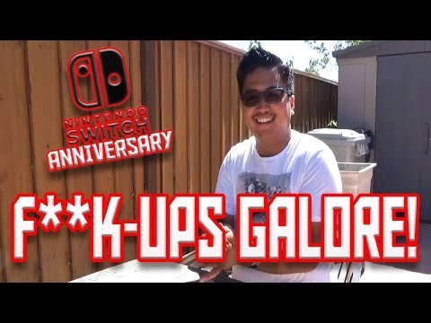 F**K-UPS GALORE! | DylanLasagna's Nintendo Switch Anniversary Bloopers and Outtakes