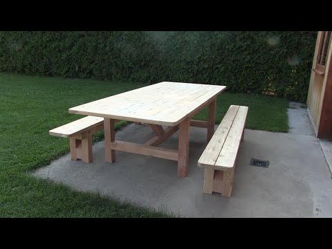 L'gosseux d'bois Ep 301- Un autre table de patio en cèdre