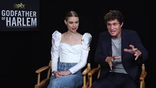 Lucy Fry & Rafi Gavron Interview: Godfather of Harlem video