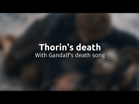 Thorin's death and funeral with different music || Khazad Dum