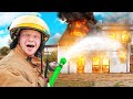 Becoming A FIRE FIGHTER For 24 HOURS