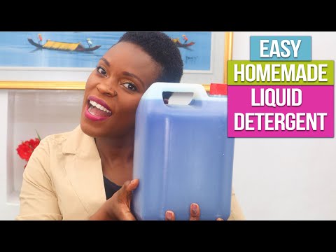 How To MAKE LIQUID DETERGENT At Home.