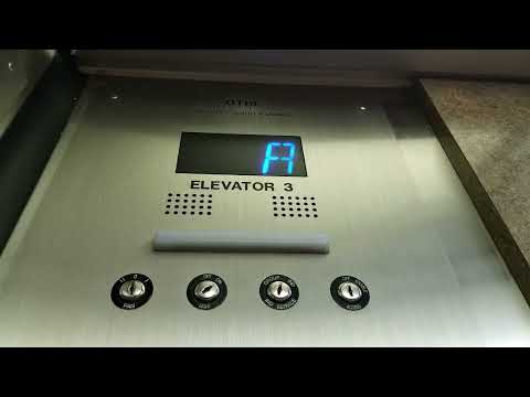 Enhanced: Fast Modded 1957 Otis Traction Elevator WW-3 @ Swedish MC First Hill, Seattle WA